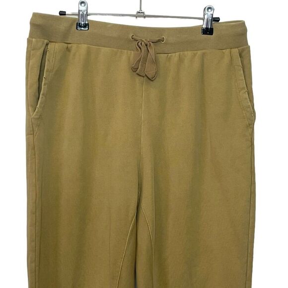 FRAME Easy Sweat Jogger Pants Vintage Camel Women’s Size Medium Organic Cotton - Picture 3 of 13